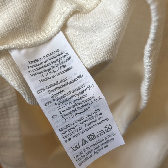 Madewell white crop top with adjustable straps size Small - Picture 7 of 8